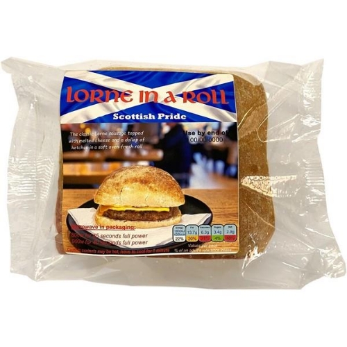 Picture of LORNE SAUSAGE IN A ROLL SCOTTISH PRIDE 168G 