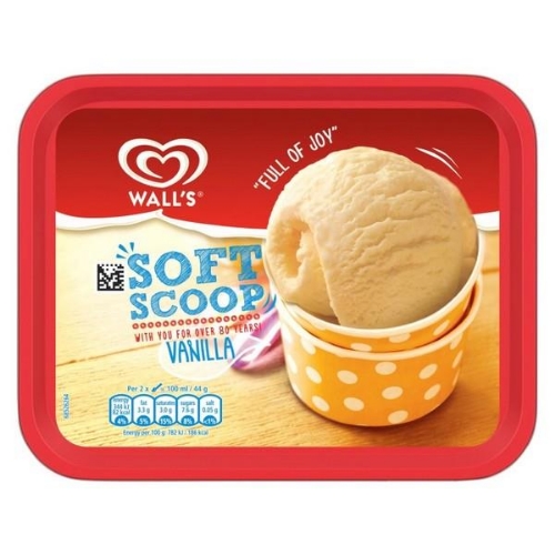 Picture of FROZEN WALLS SOFT SCOOP VANILLA 6X1.8LTR 