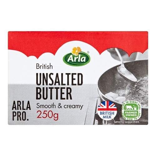 Picture of ARLA PRO BRITISH UNSALTED BUTTER 20X250G
