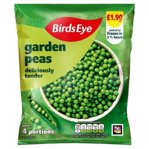 Picture of FROZEN BIRDS EYE GARDEN PEAS 10X375G £1.90 PMP