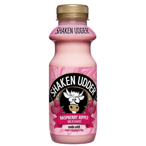 Picture of SHAKEN UDDER RASPBERRY RIPPLE MILKSHAKE 8X330ML