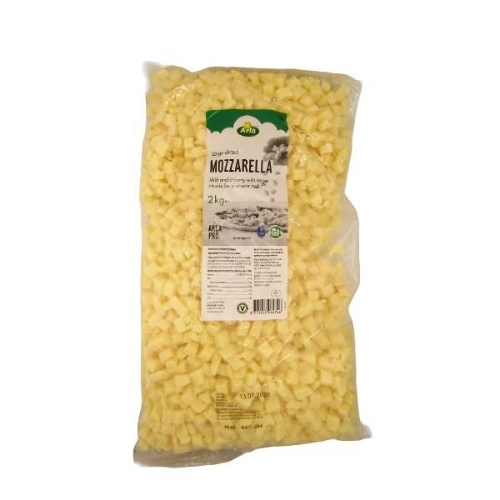 Picture of GRATED ARLA MOZZARELLA LARGE DICED 100% 2KG