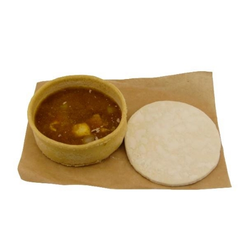 Picture of FROZEN SWORD UNBAKED CHICKEN CURRY PIES X 24s