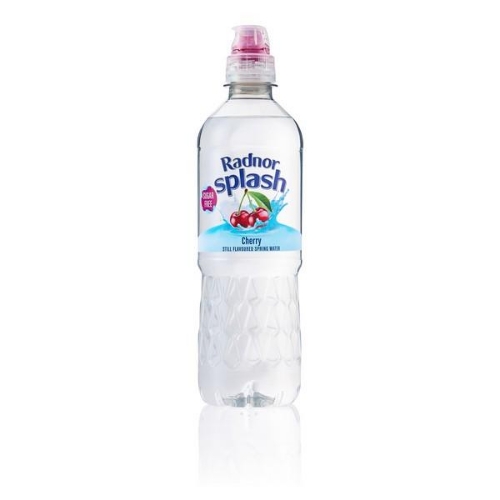 Picture of RADNOR SPLASH CHERRY FLAVOURED STILL WATER 24x500ML
