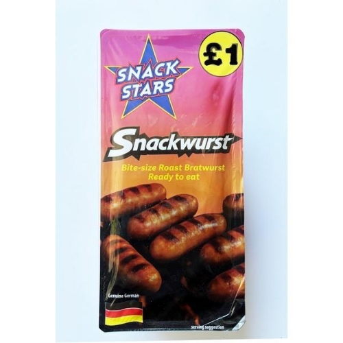 Picture of SNACK STARS SNACKWURST 8X160G £1.00 PMP DFE