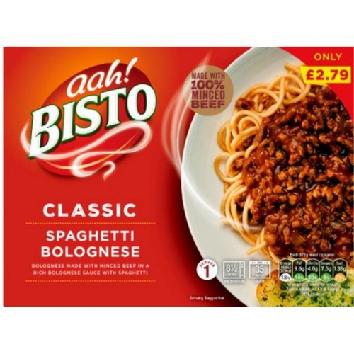 Picture of FROZEN BISTO SPAGHETTI BOLOGNESE 6X375G £2.79 PMP