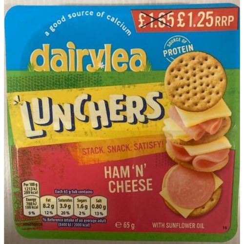 Picture of DAIRYLEA LUNCHERS HAM N CHEESE 12X65G £1.25 PMP