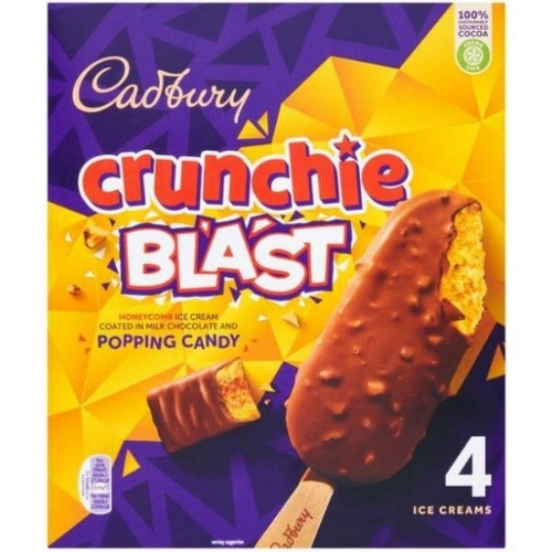 Picture of FROZEN CADBURY CRUNCHIE BLAST MULTIPACK 9X4PK