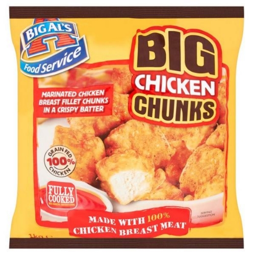 Picture of FROZEN BIG AL'S BIG CHICKEN CHUNKS 6X1KG 