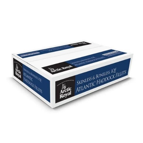 Picture of FROZEN ARCTIC ROYAL HADDOCK FILLETS S/L B/L 170/200G IQF x20s