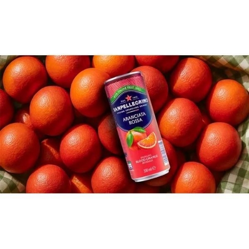 Picture of SAN PELLEGRINO ARANCIATA ROSSA SPARKLING BLOOD ORANGE 12x330ML