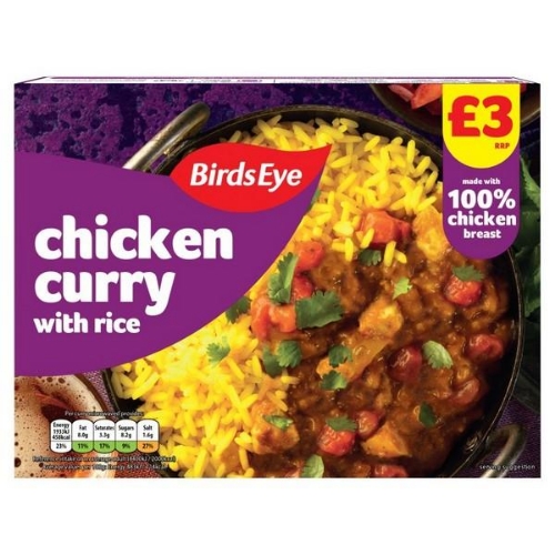 Picture of FROZEN BIRDS EYE CHICKEN CURRY & RICE 6X400G £3.00 PMP
